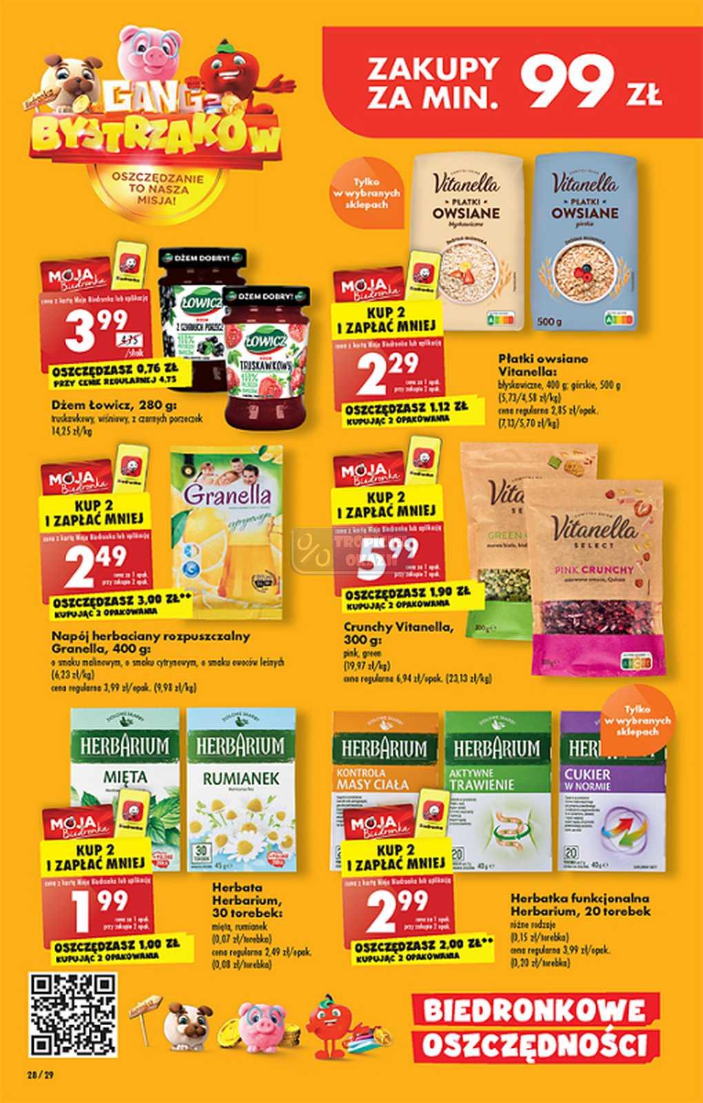 Gazetka promocyjna Biedronka str. 28