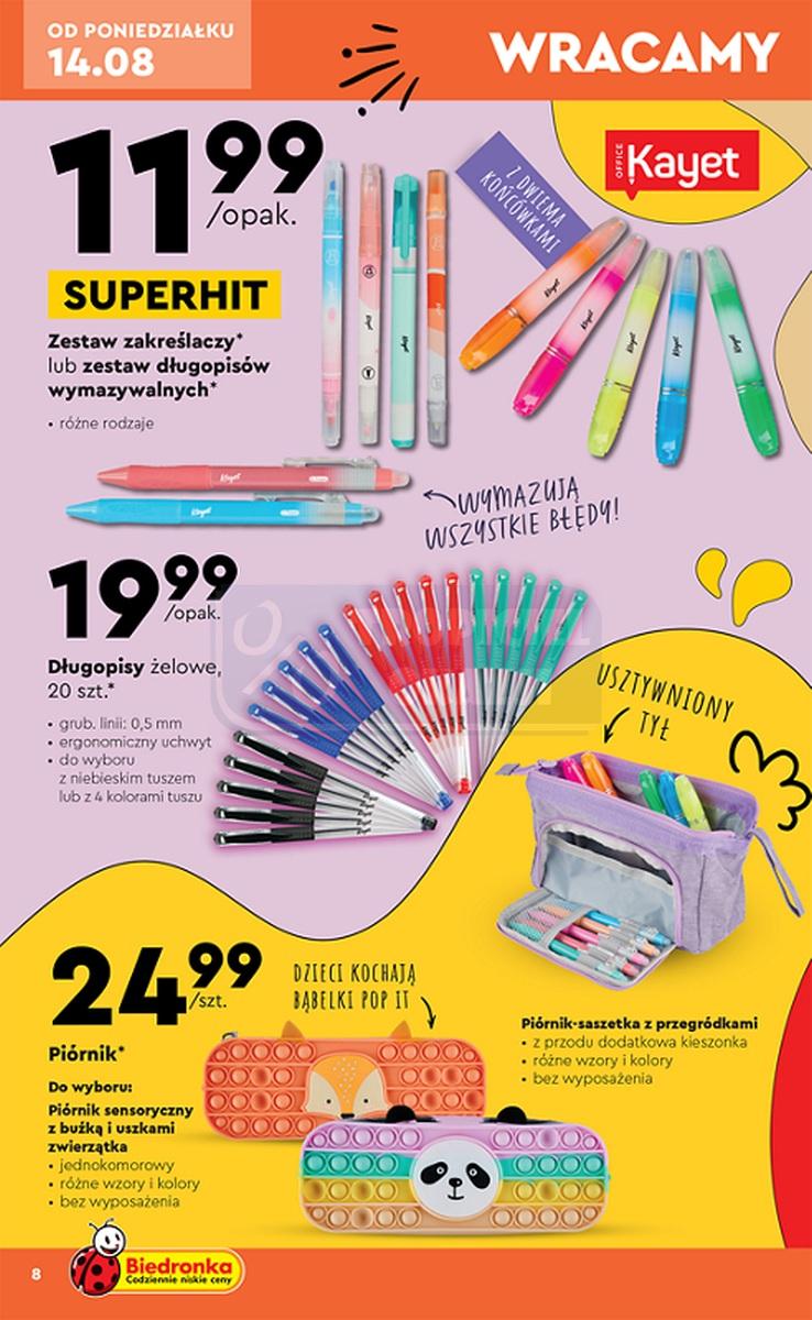 Gazetka promocyjna Biedronka str. 8
