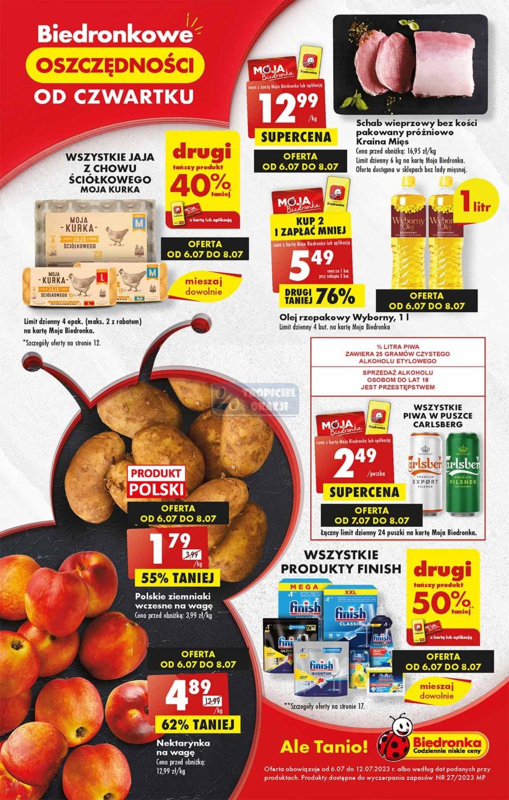 Gazetka promocyjna Biedronka str. 1