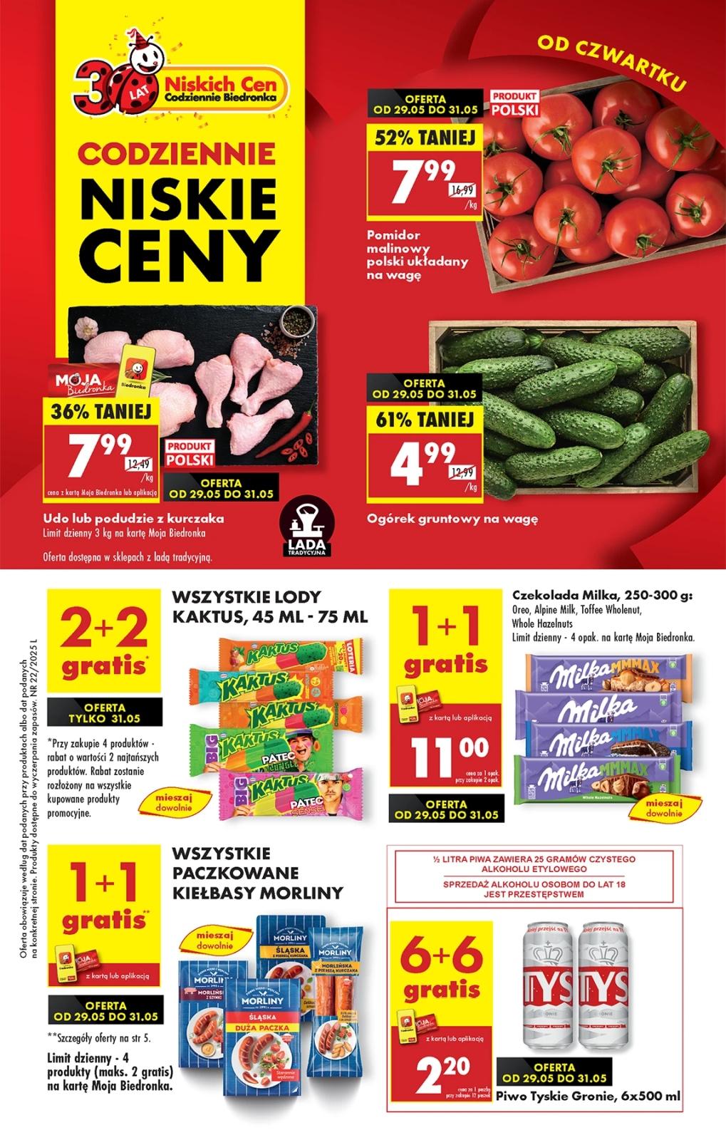 Gazetka promocyjna Biedronka str. 1