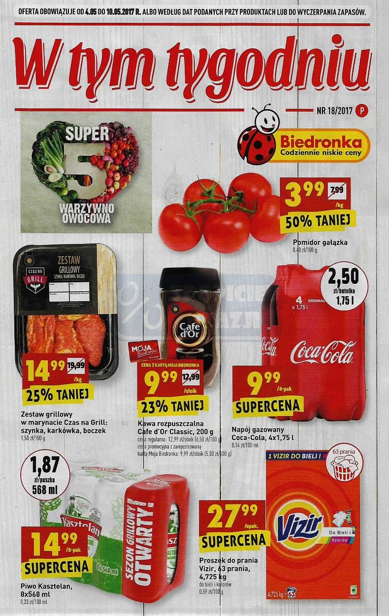 Gazetka promocyjna Biedronka str. 1