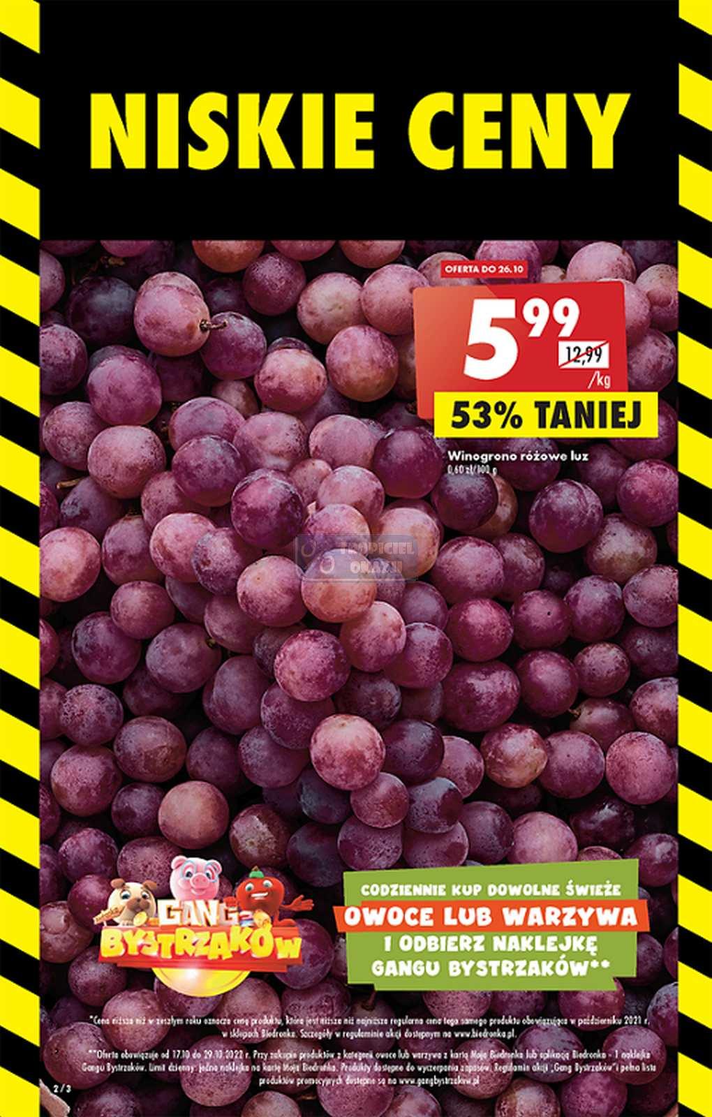 Gazetka promocyjna Biedronka str. 2