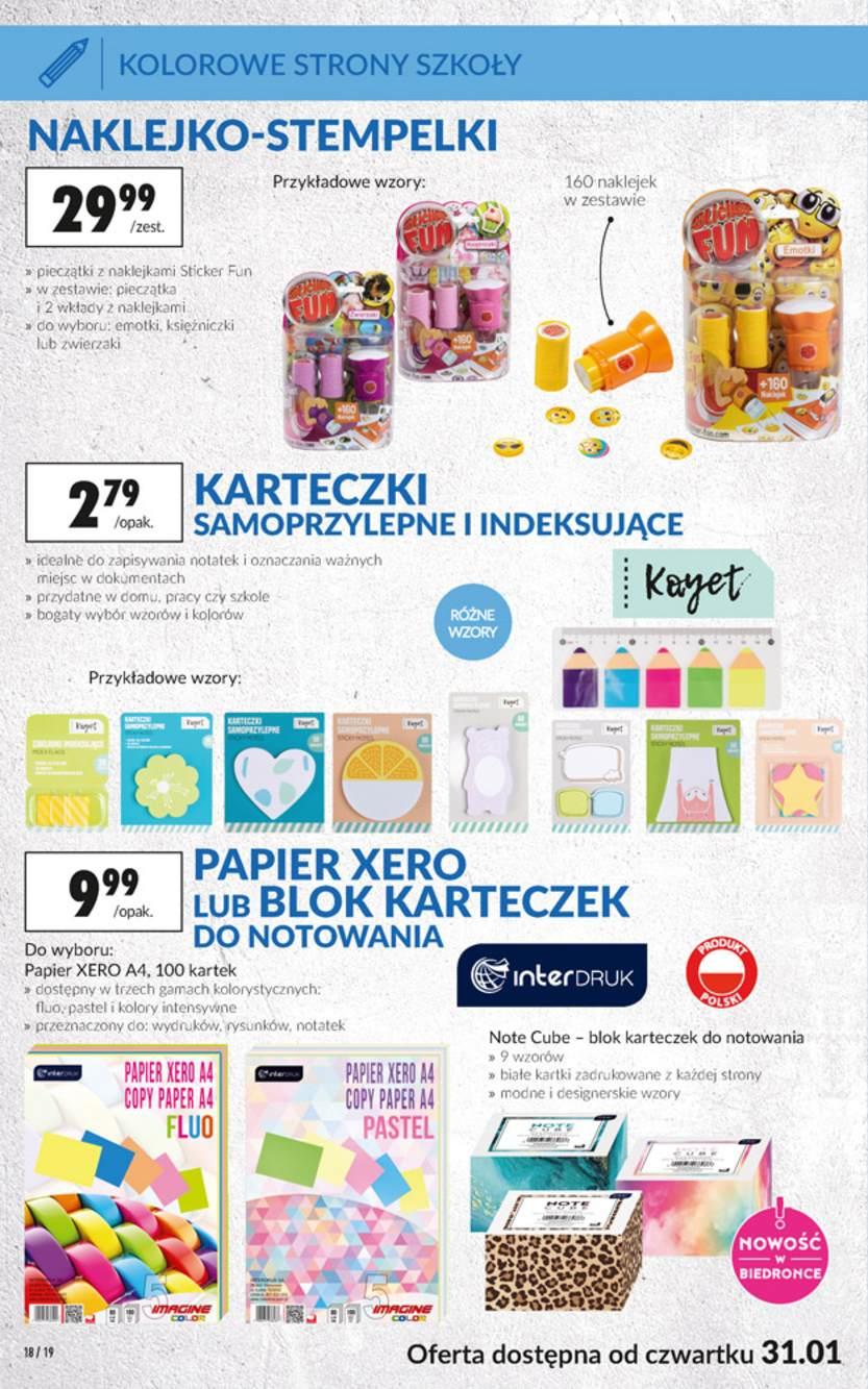 Gazetka promocyjna Biedronka str. 18
