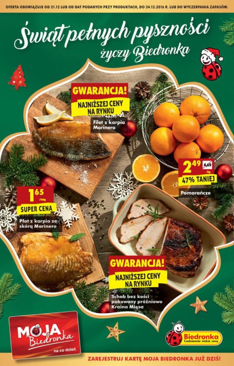 Gazetka promocyjna Biedronka str. 1