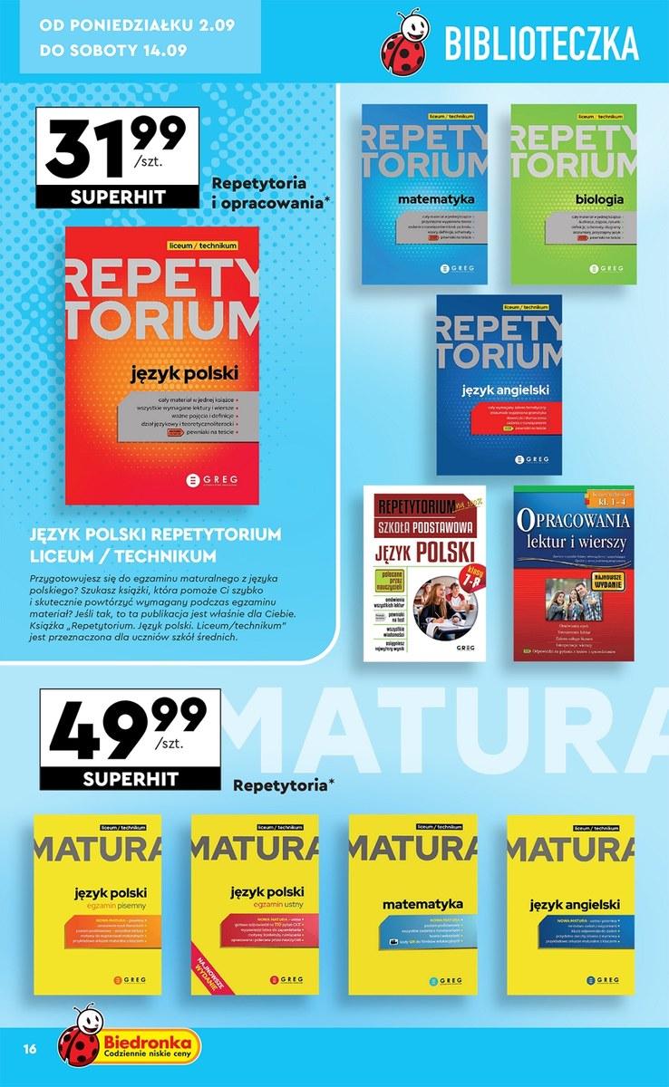 Gazetka promocyjna Biedronka str. 16