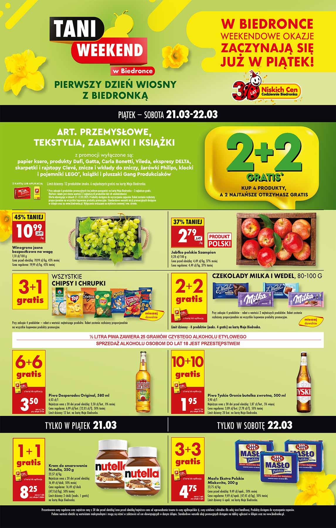 Gazetka promocyjna Biedronka str. 1