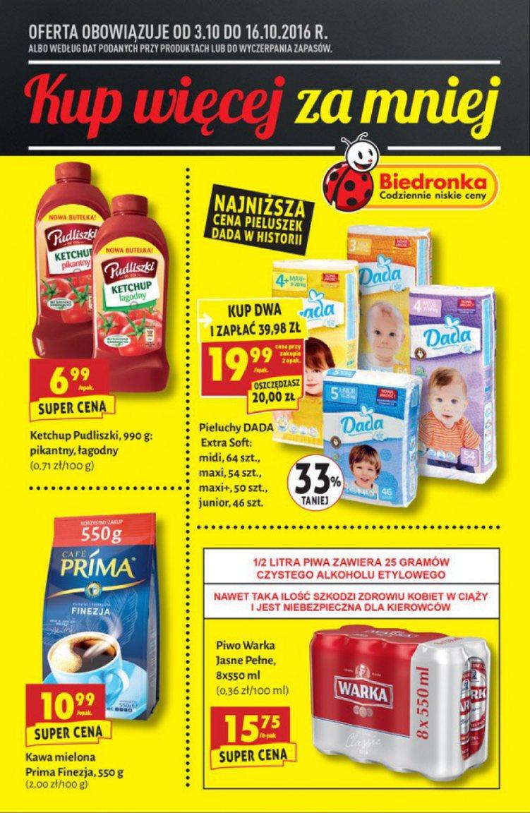 Gazetka promocyjna Biedronka str. 1