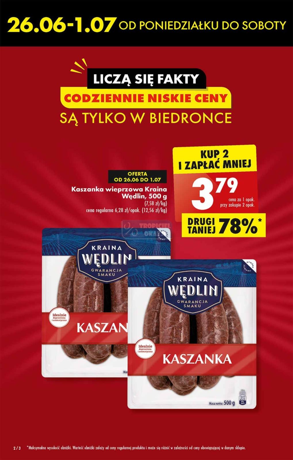 Gazetka promocyjna Biedronka str. 2