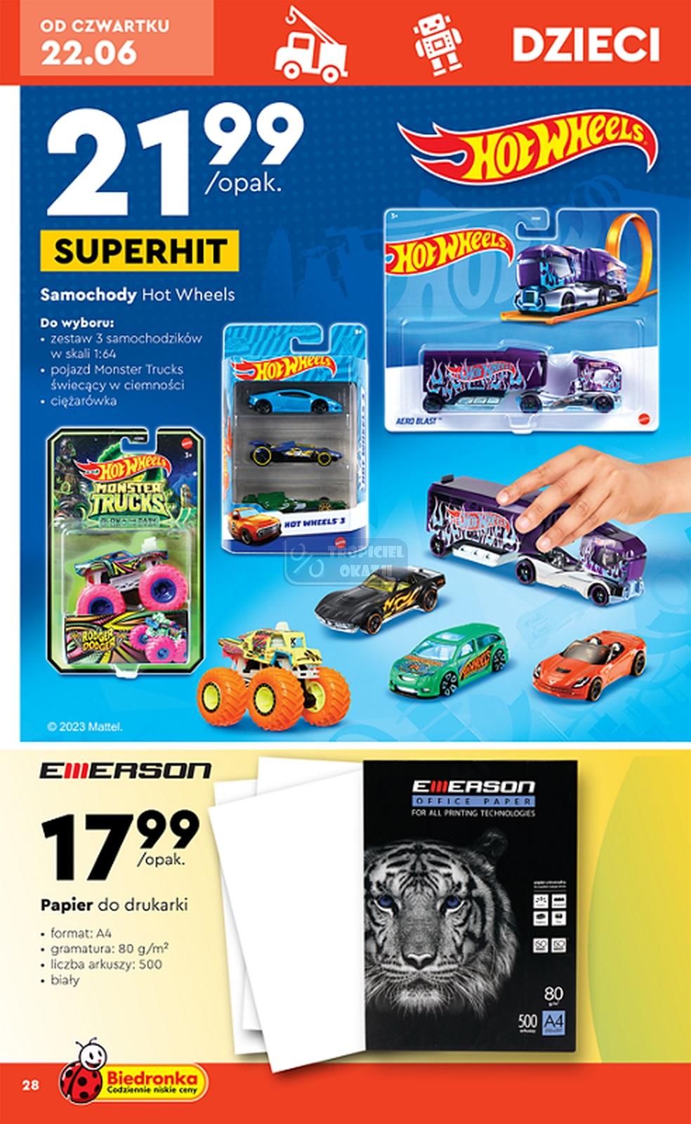 Gazetka promocyjna Biedronka str. 28
