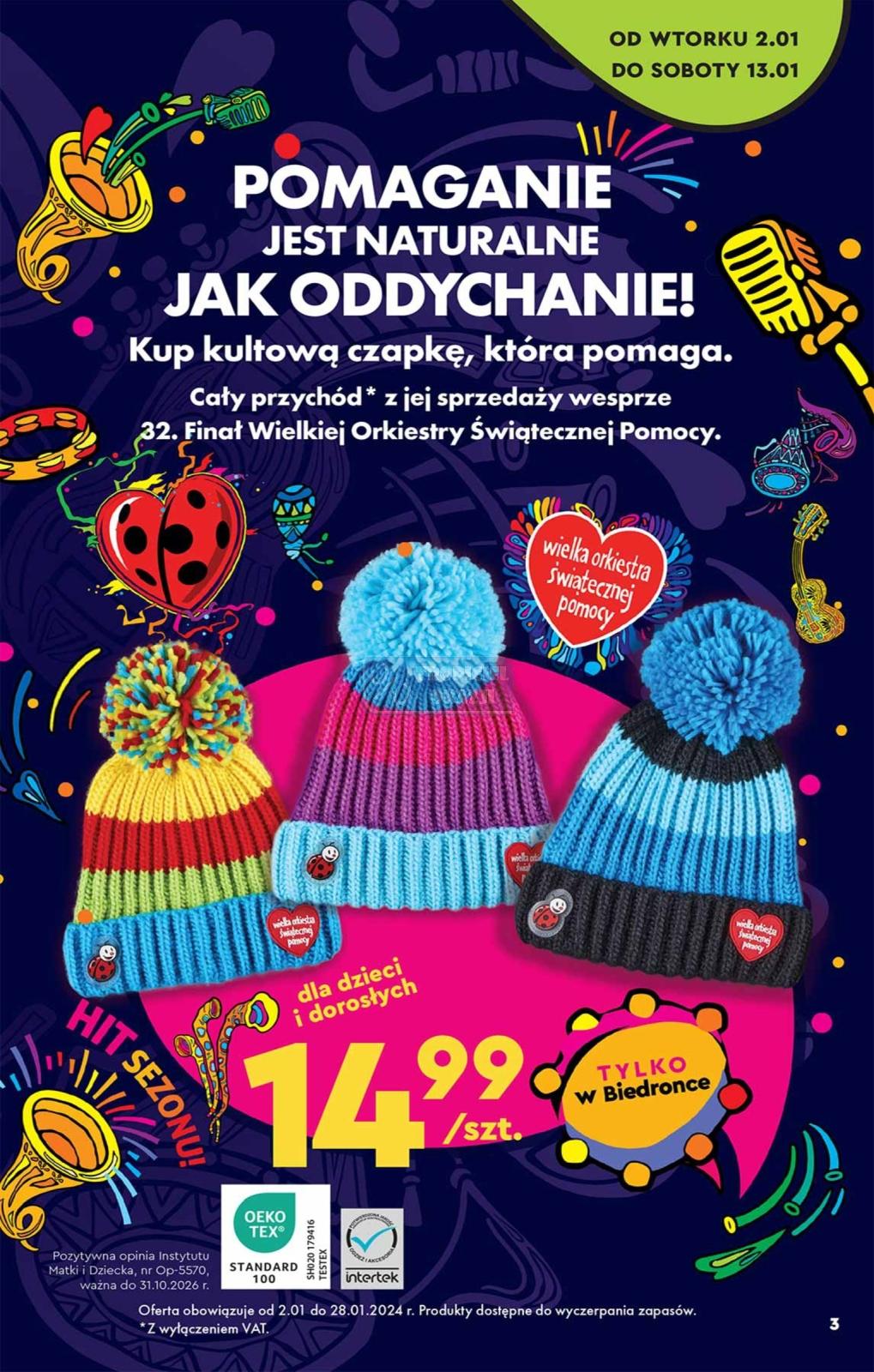 Gazetka promocyjna Biedronka str. 3