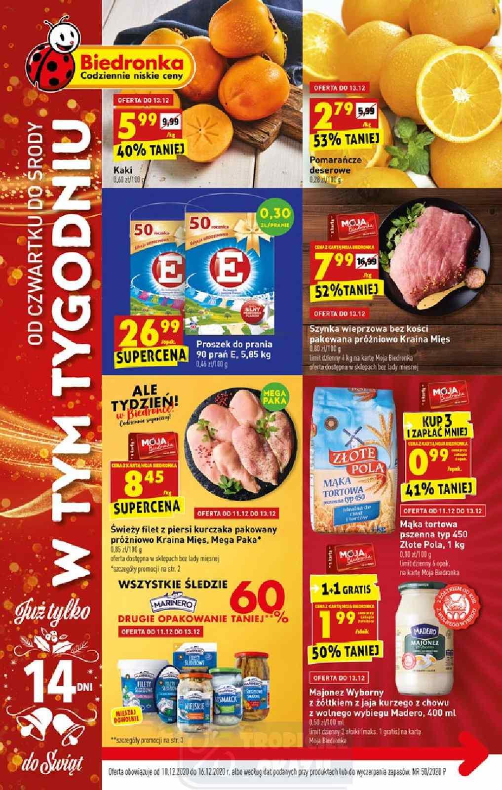 Gazetka promocyjna Biedronka str. 1