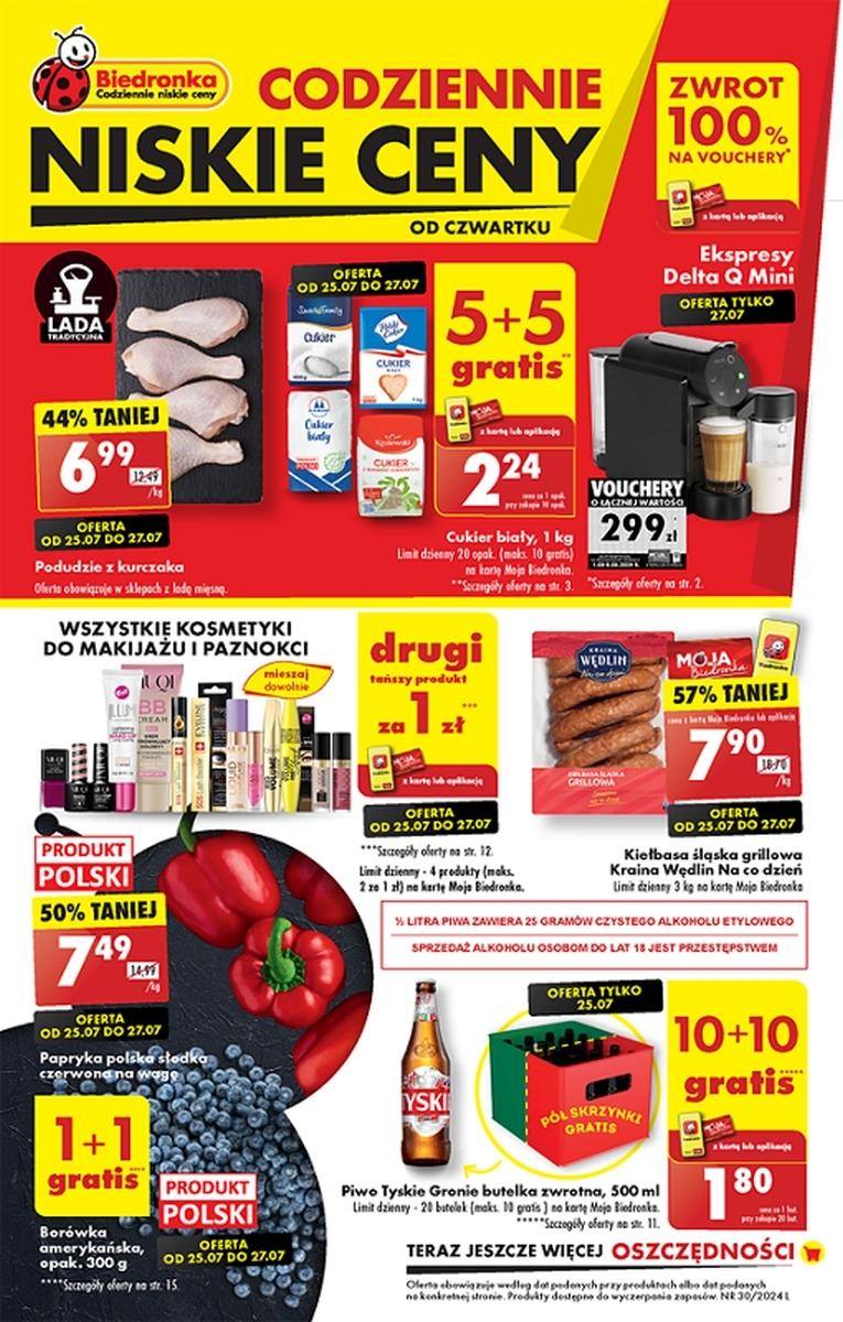 Gazetka promocyjna Biedronka str. 1