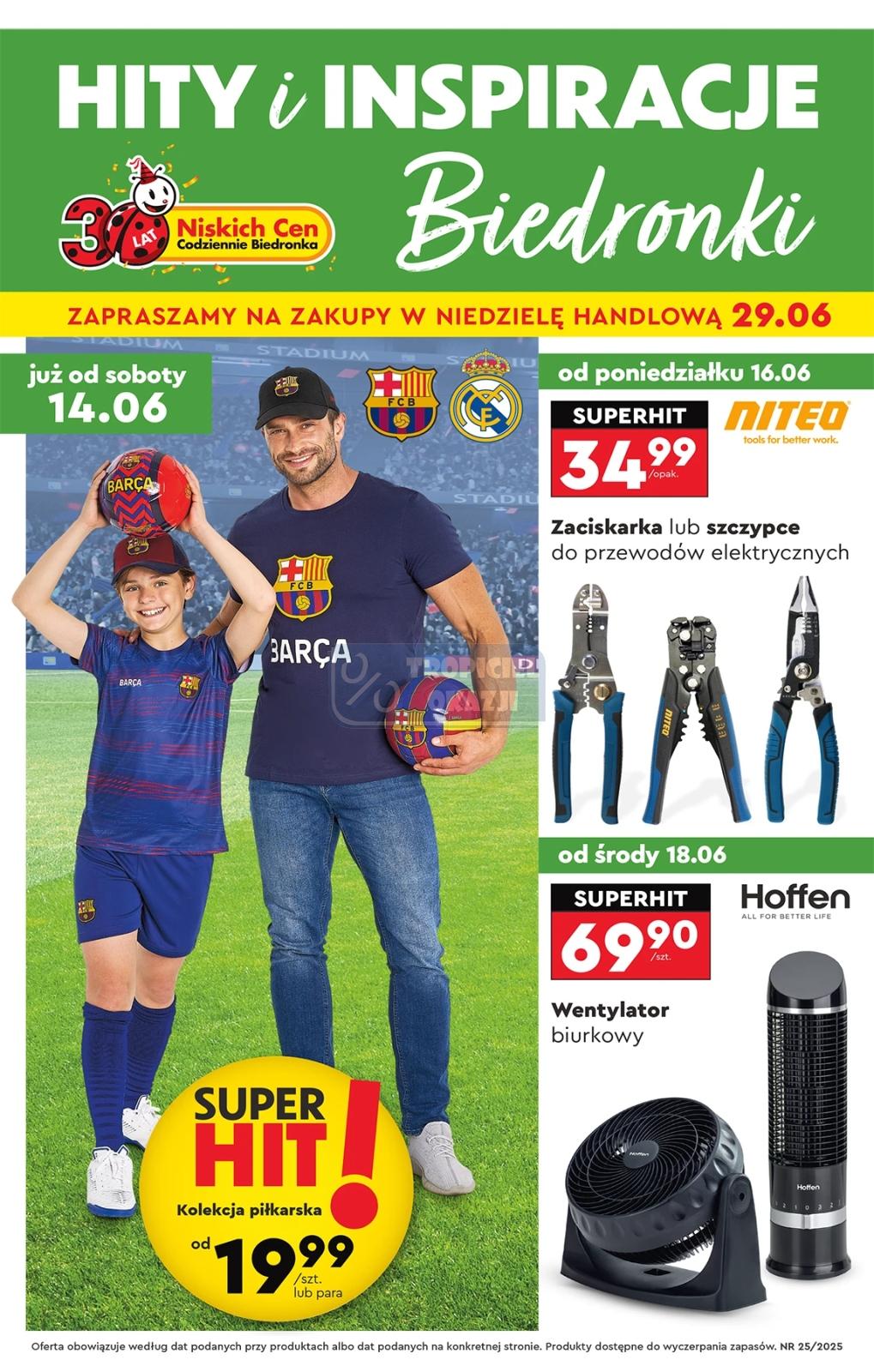 Gazetka promocyjna Biedronka str. 1