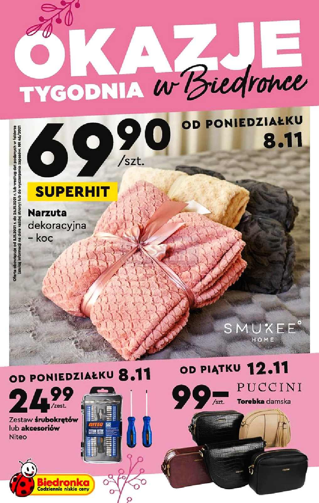 Gazetka promocyjna Biedronka str. 1