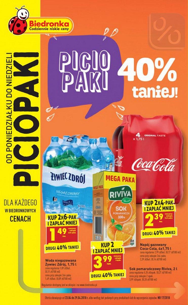 Gazetka promocyjna Biedronka str. 1