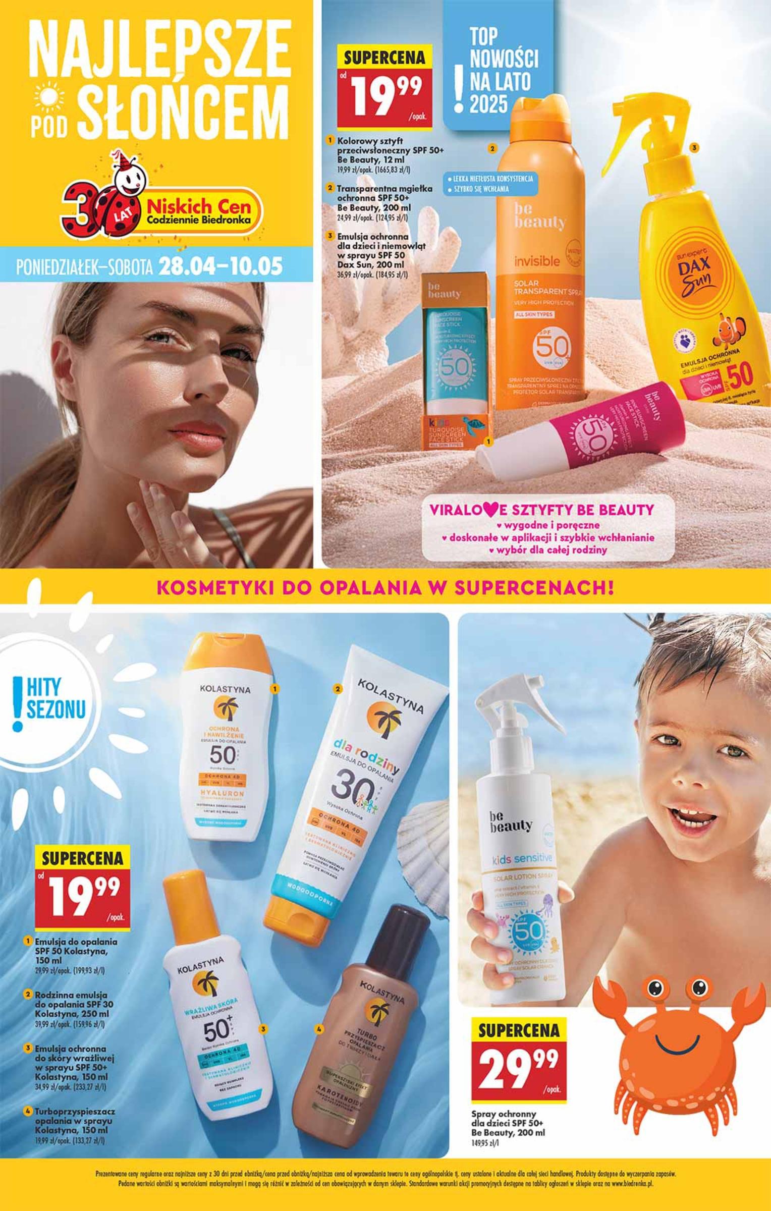 Gazetka promocyjna Biedronka str. 1