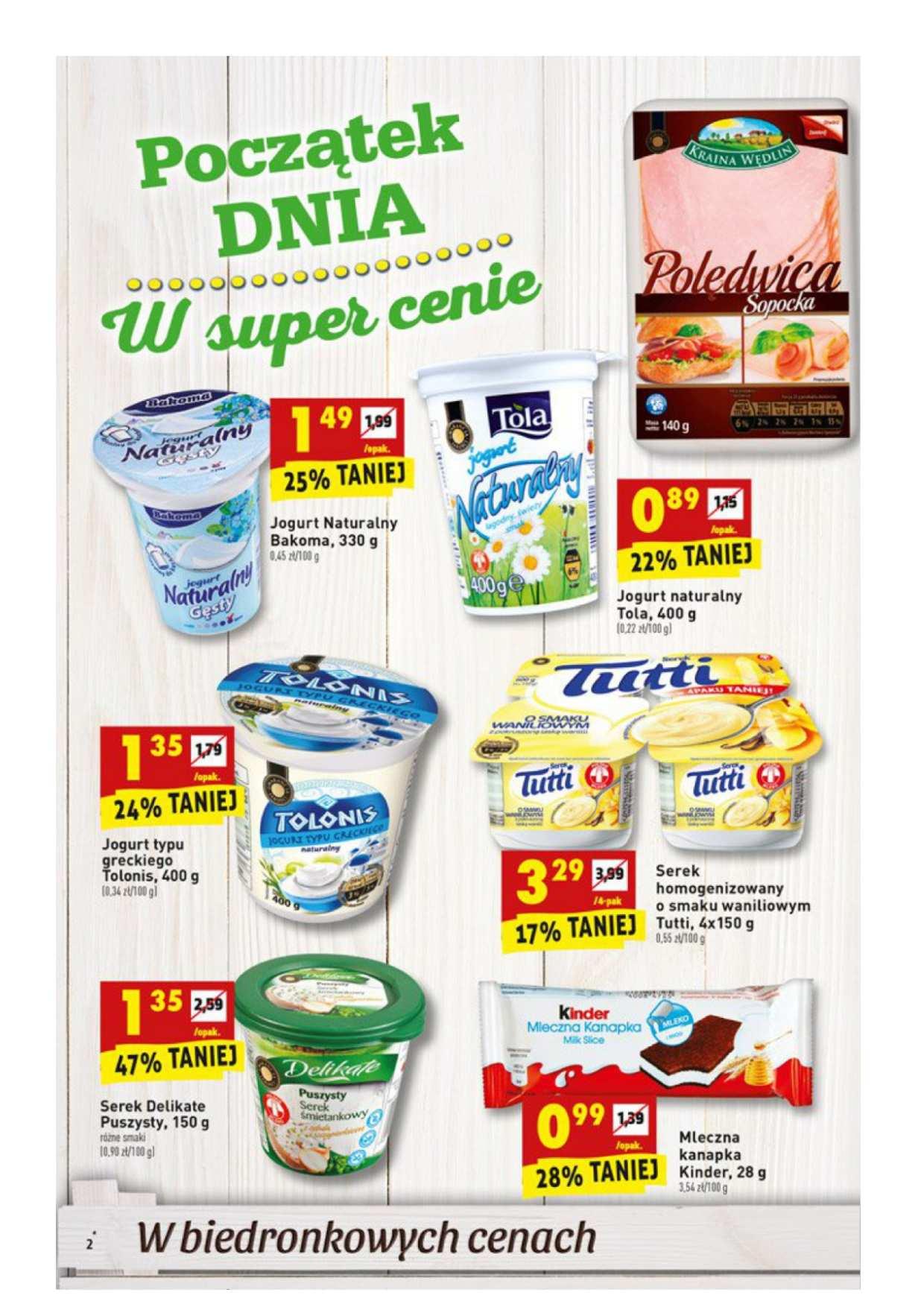Gazetka promocyjna Biedronka str. 2