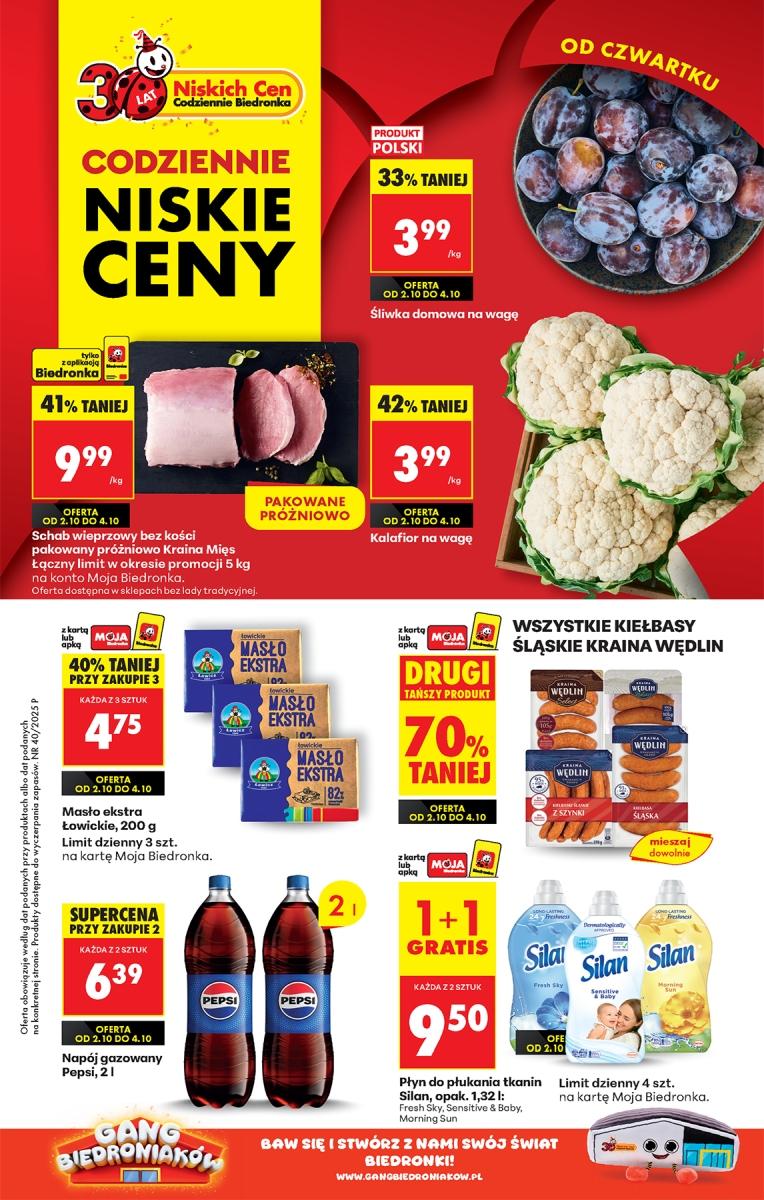 Gazetka promocyjna Biedronka str. 1