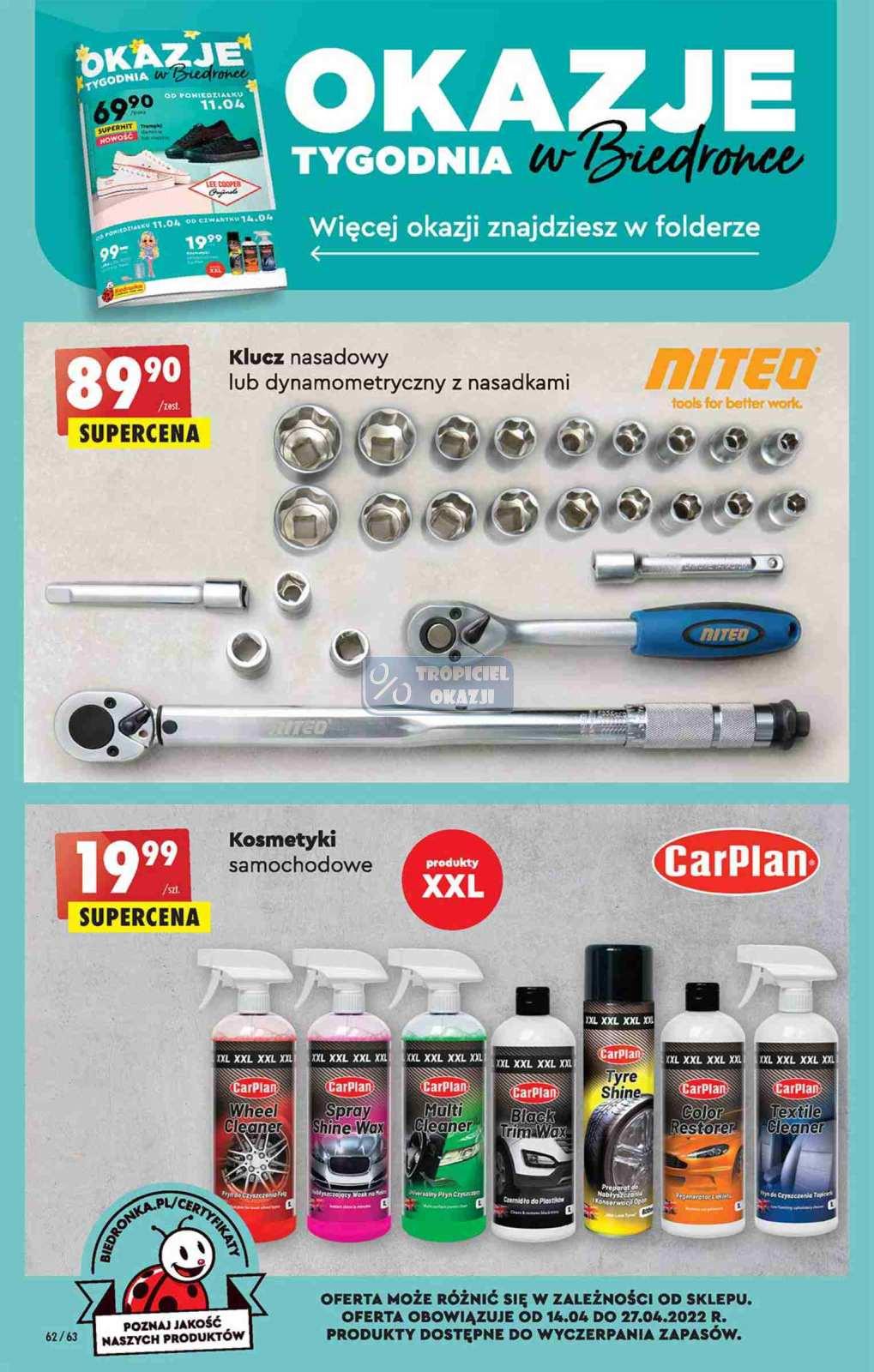 Gazetka promocyjna Biedronka str. 62