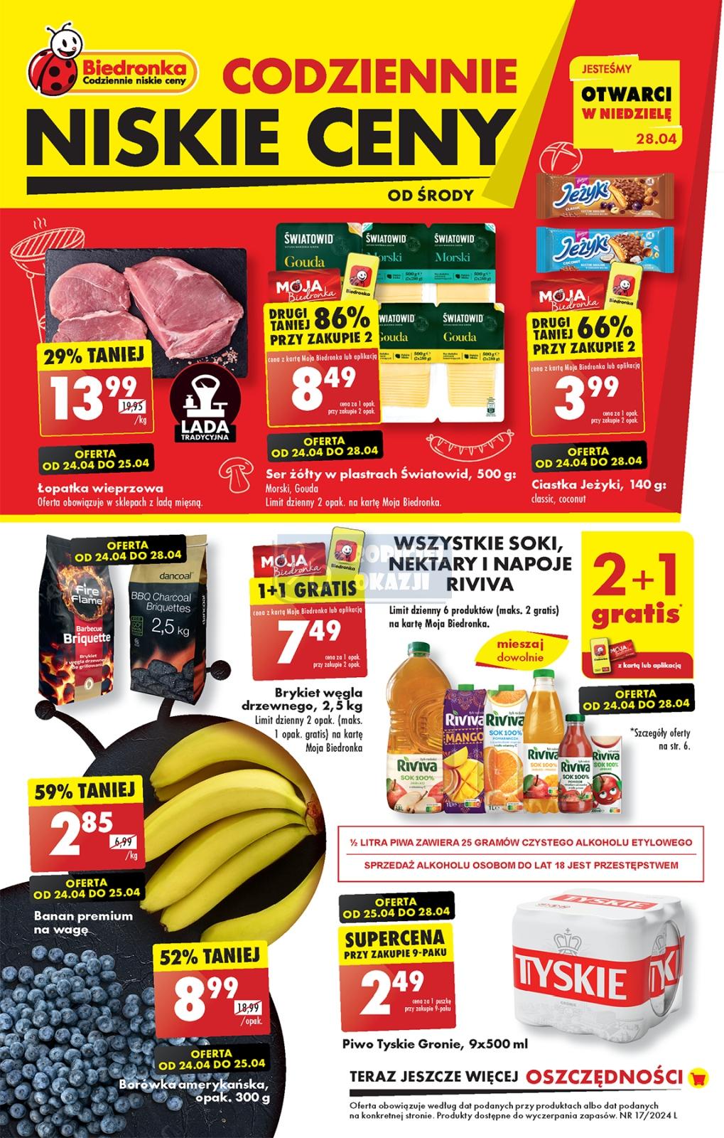 Gazetka promocyjna Biedronka str. 1