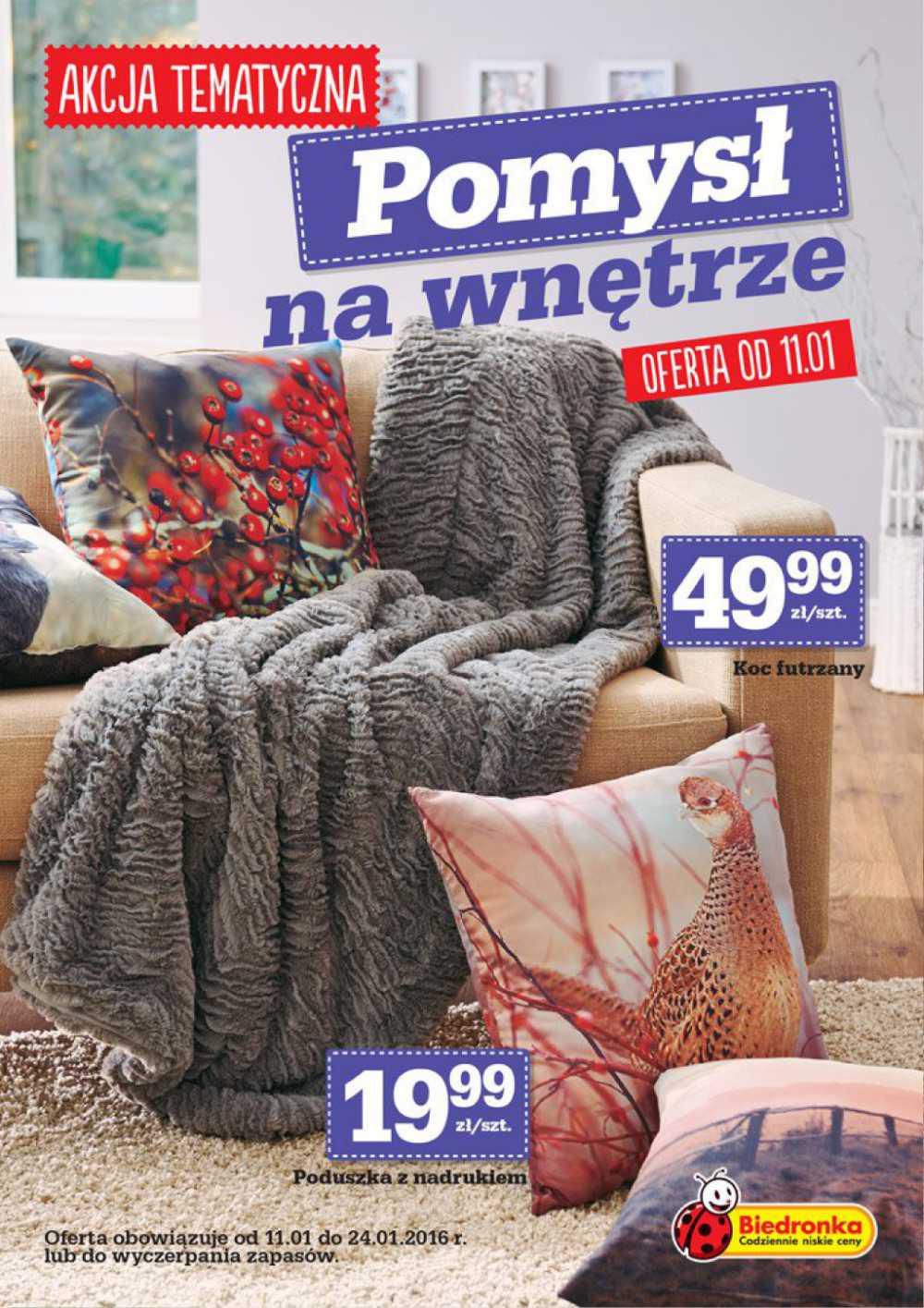 Gazetka promocyjna Biedronka str. 1