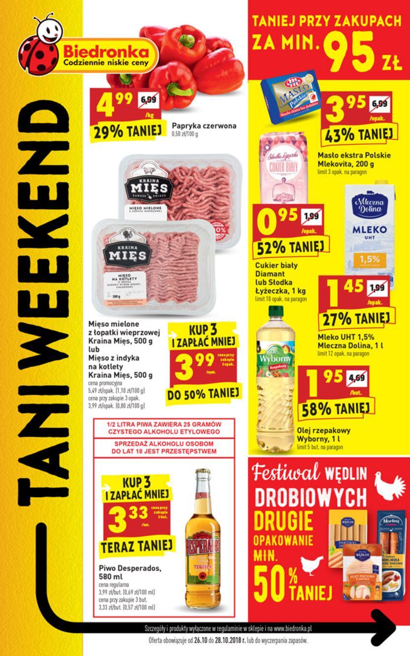 Gazetka promocyjna Biedronka str. 1