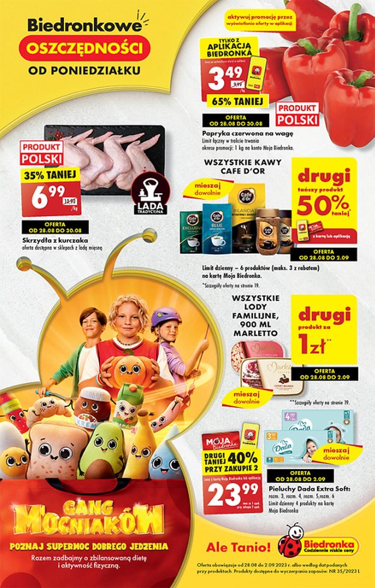 Gazetka promocyjna Biedronka str. 1