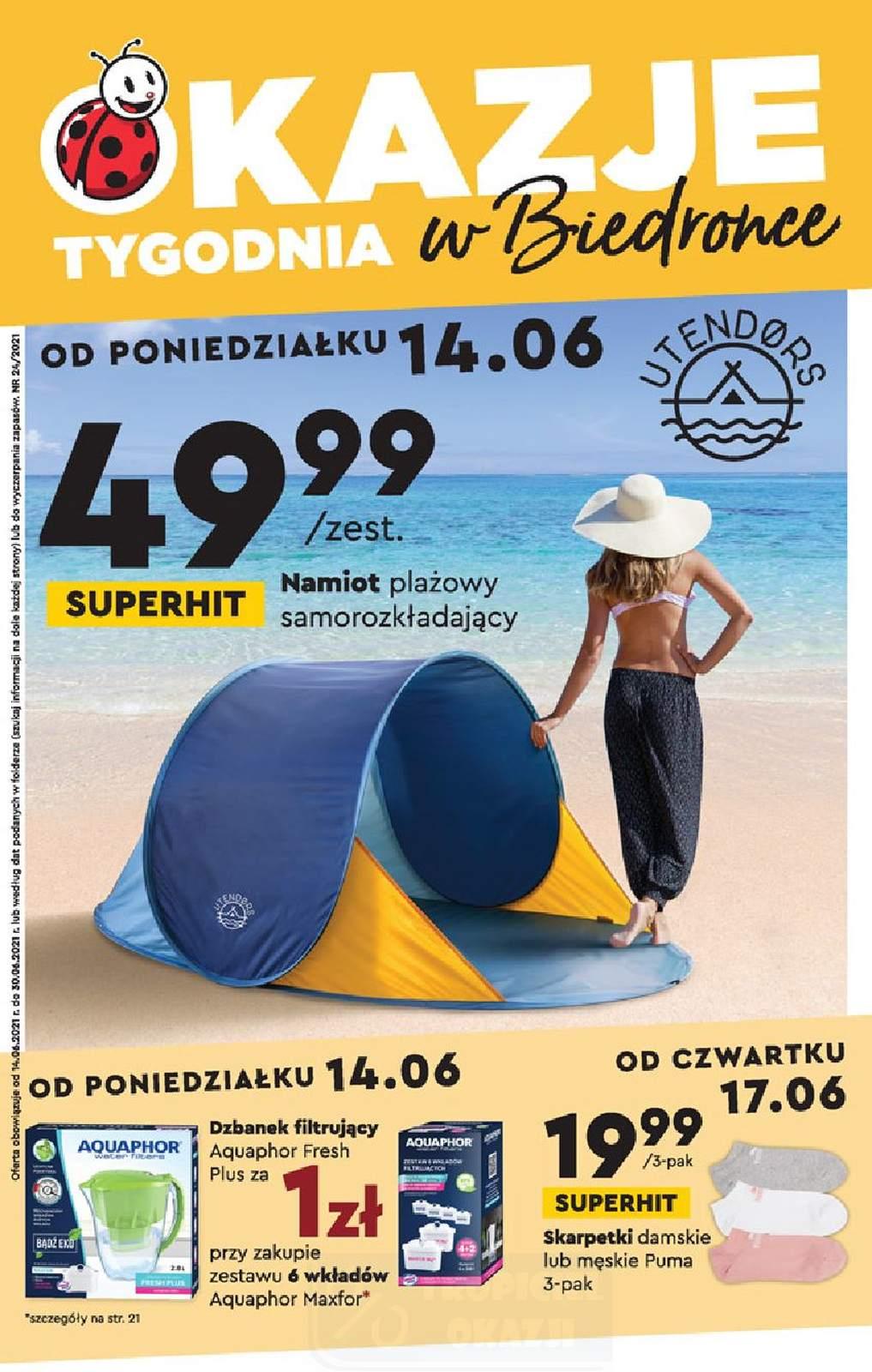 Gazetka promocyjna Biedronka str. 1