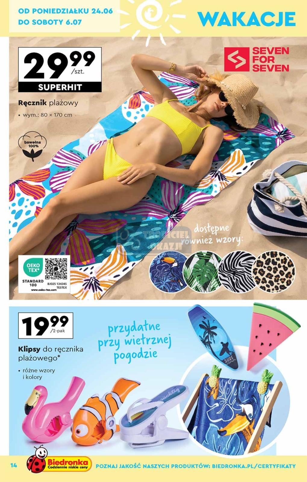 Gazetka promocyjna Biedronka str. 14