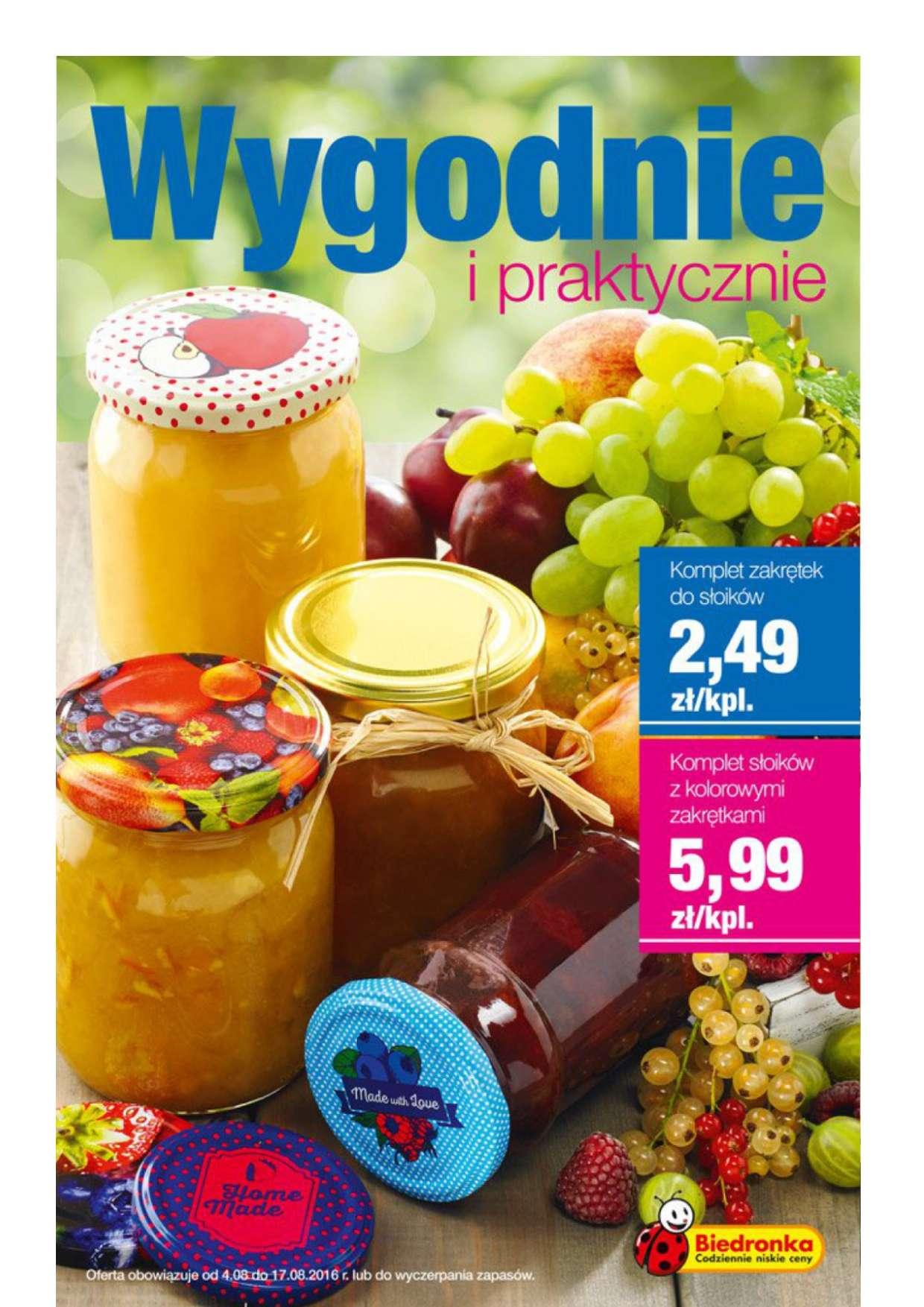 Gazetka promocyjna Biedronka str. 1