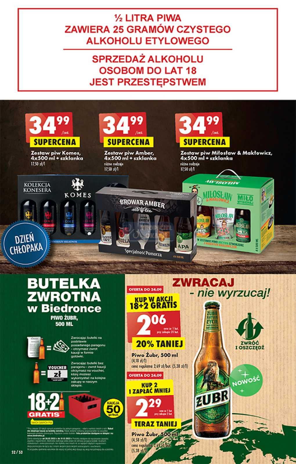 Gazetka promocyjna Biedronka str. 52