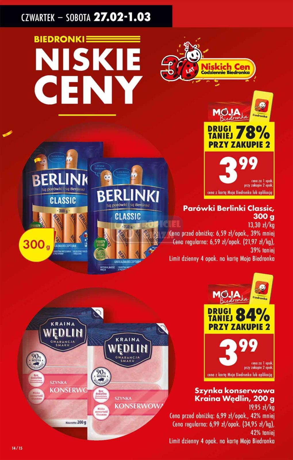 Gazetka promocyjna Biedronka str. 14