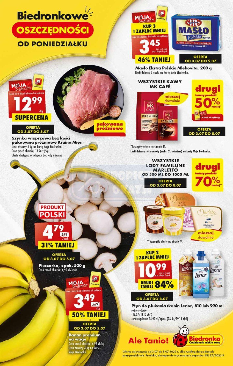 Gazetka promocyjna Biedronka str. 1