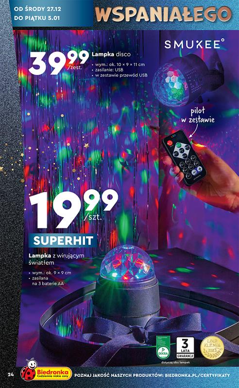 Gazetka promocyjna Biedronka str. 24