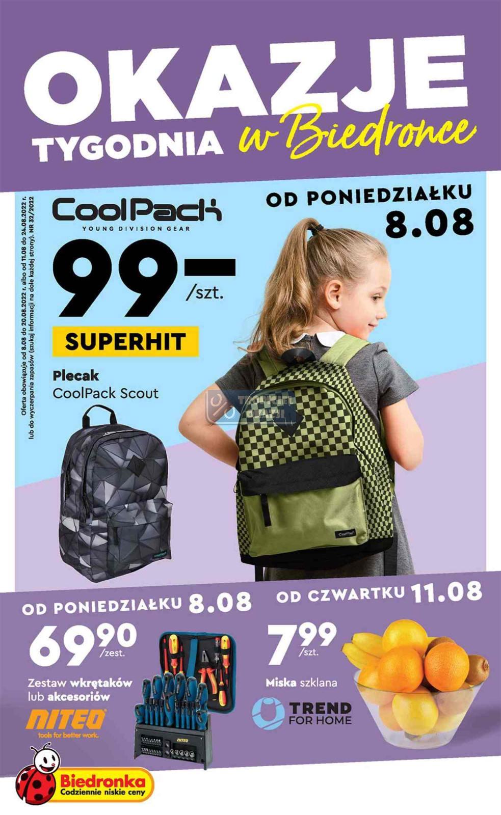 Gazetka promocyjna Biedronka str. 1