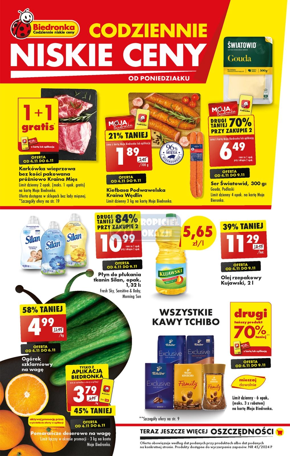 Gazetka promocyjna Biedronka str. 1