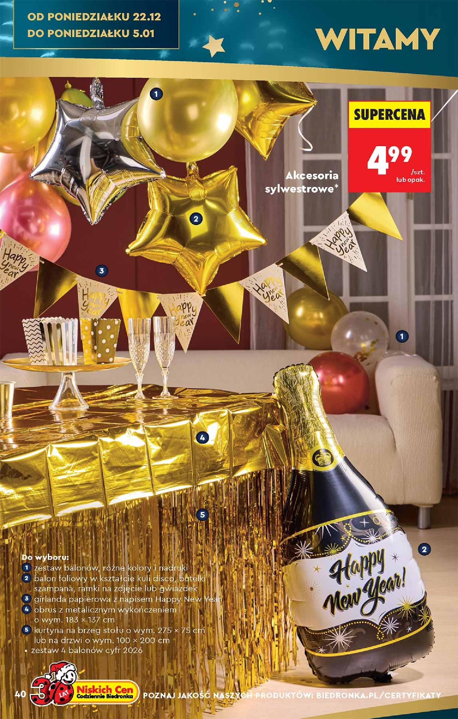 Gazetka promocyjna Biedronka str. 40