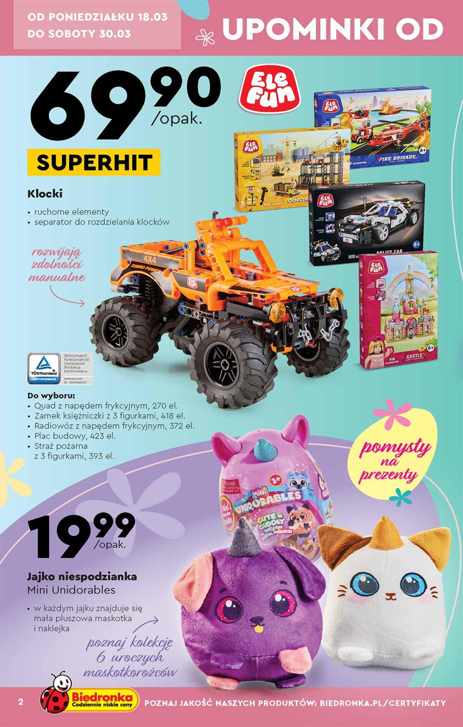 Gazetka promocyjna Biedronka str. 2