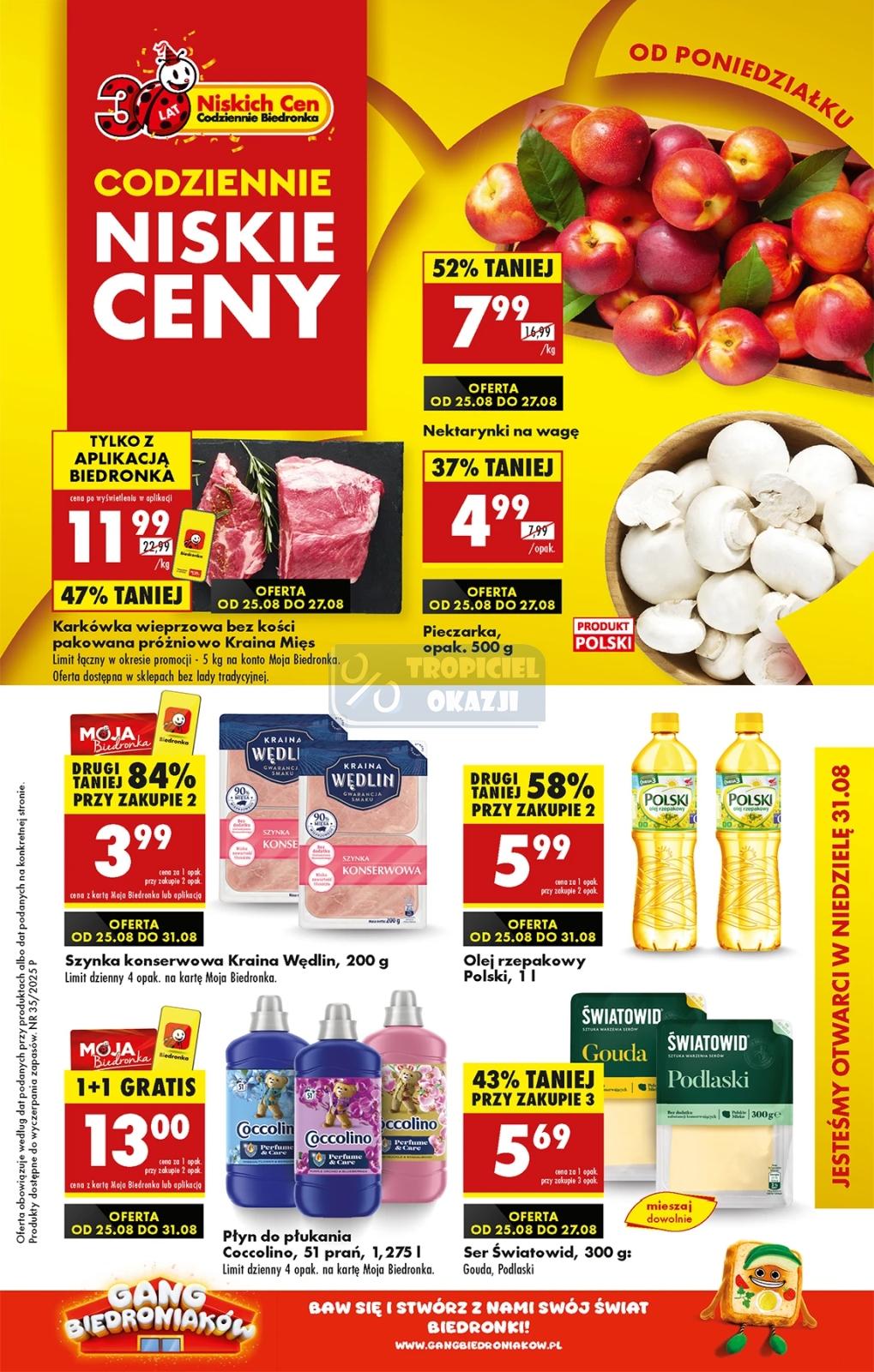 Gazetka promocyjna Biedronka str. 1