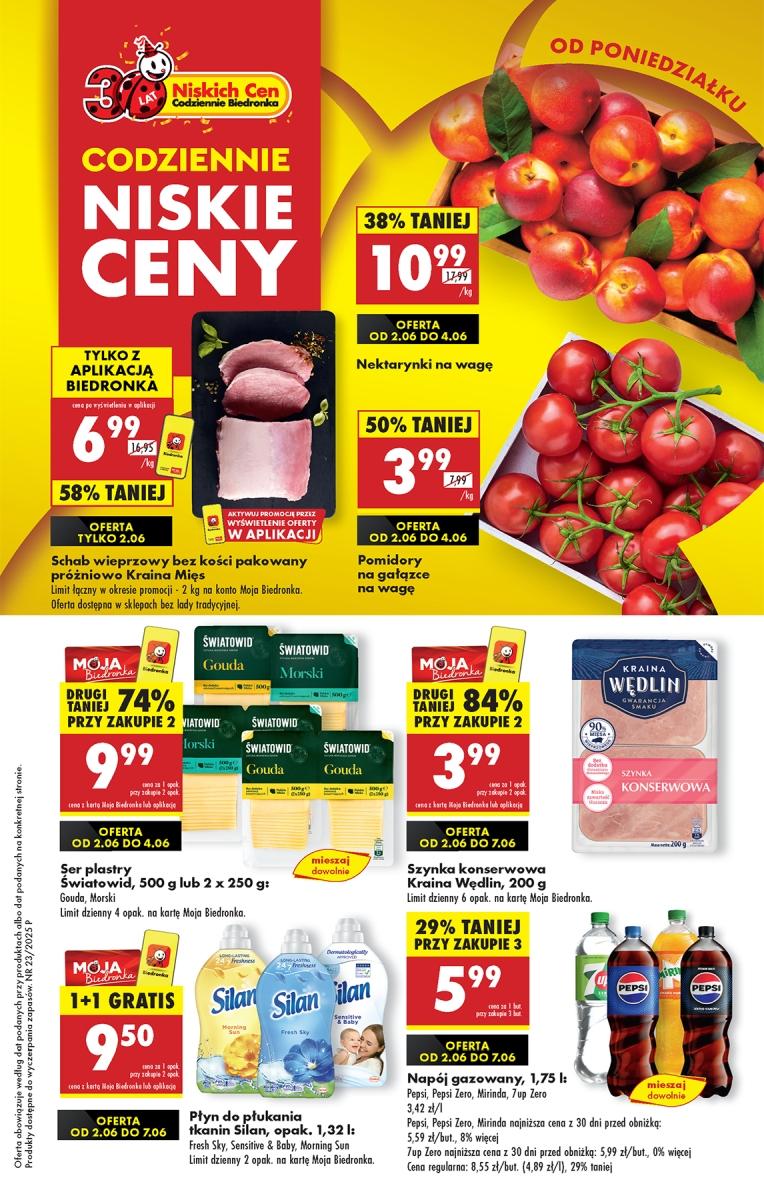 Gazetka promocyjna Biedronka str. 1