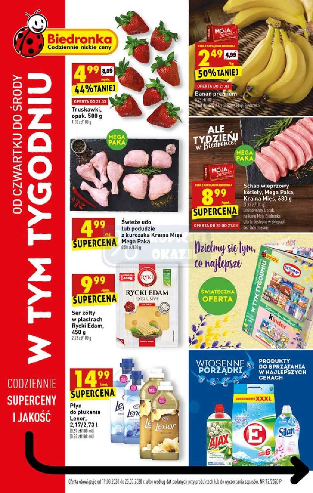 Gazetka promocyjna Biedronka str. 1