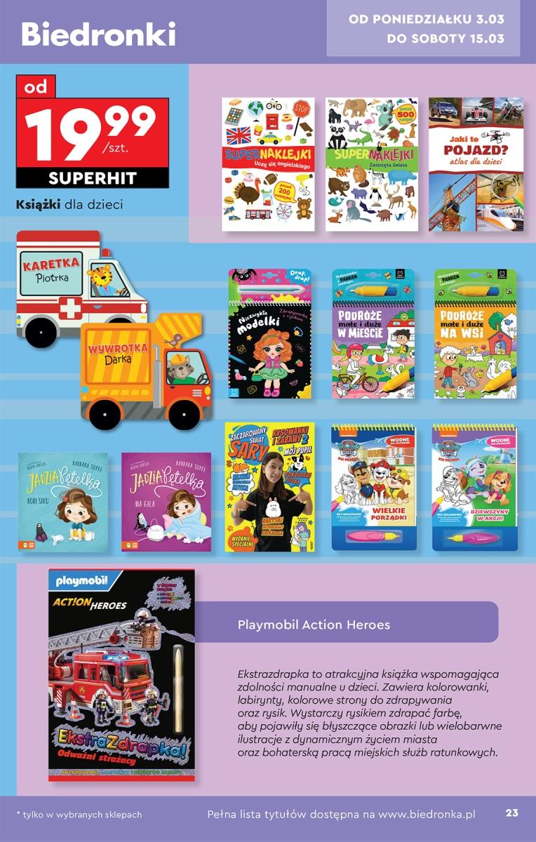 Gazetka promocyjna Biedronka str. 23
