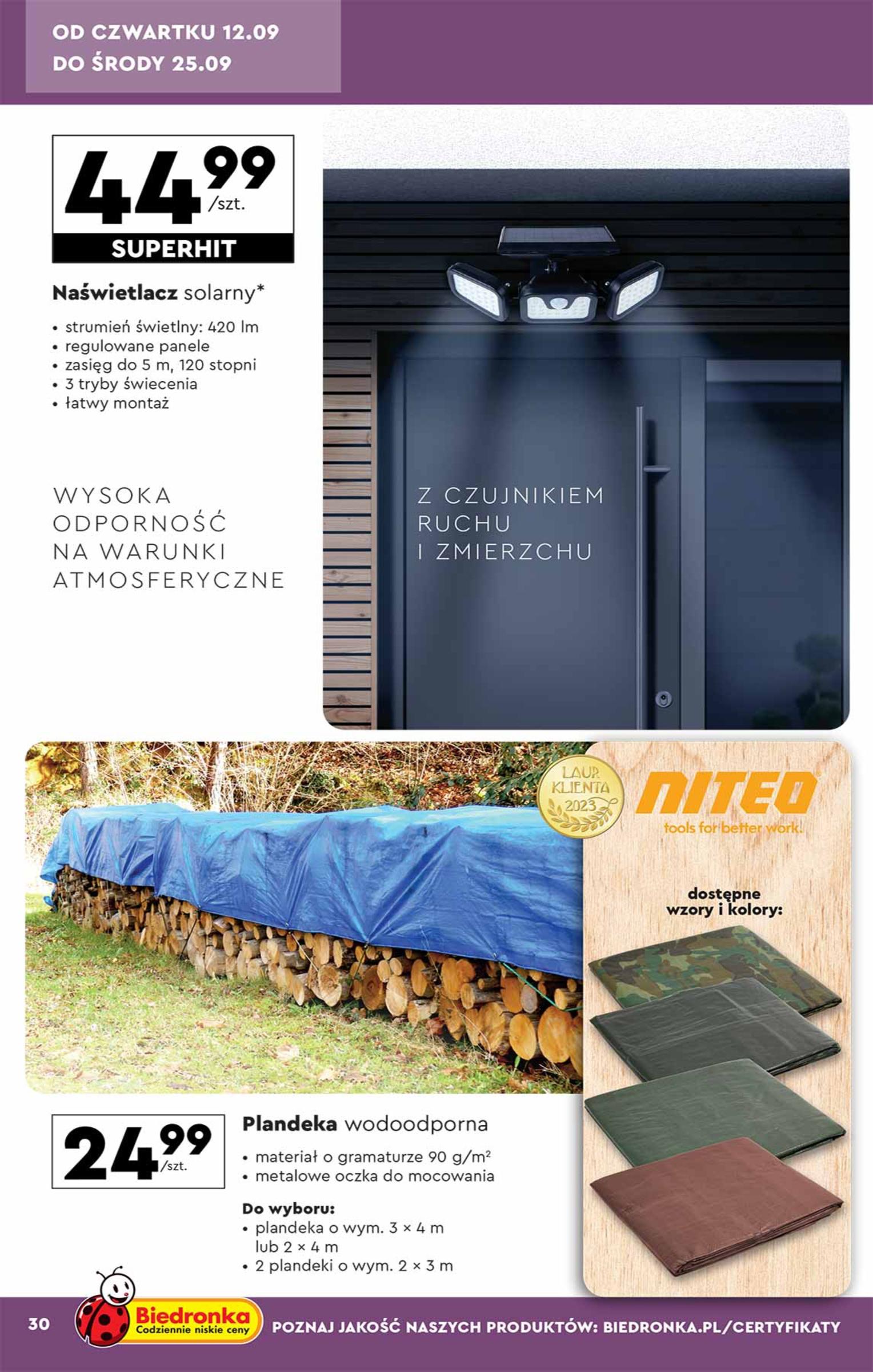 Gazetka promocyjna Biedronka str. 30