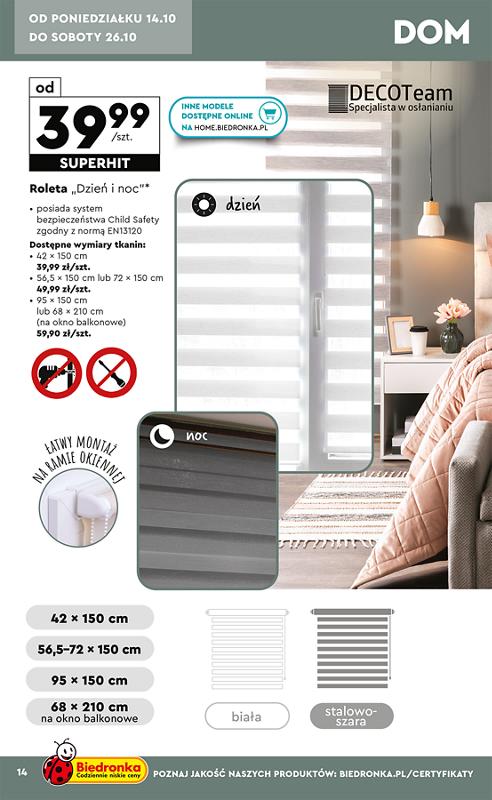 Gazetka promocyjna Biedronka str. 14