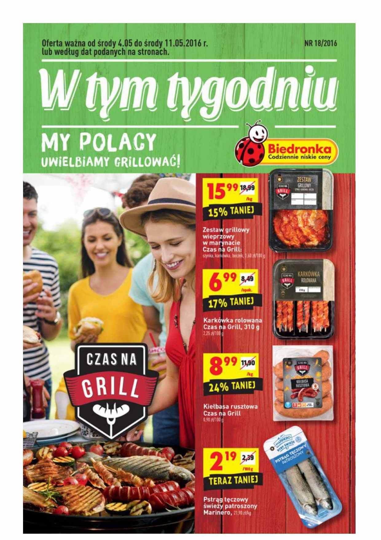 Gazetka promocyjna Biedronka str. 1