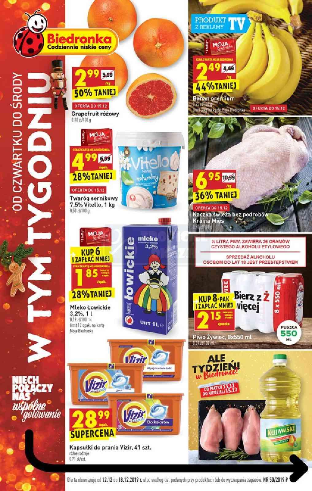 Gazetka promocyjna Biedronka str. 1