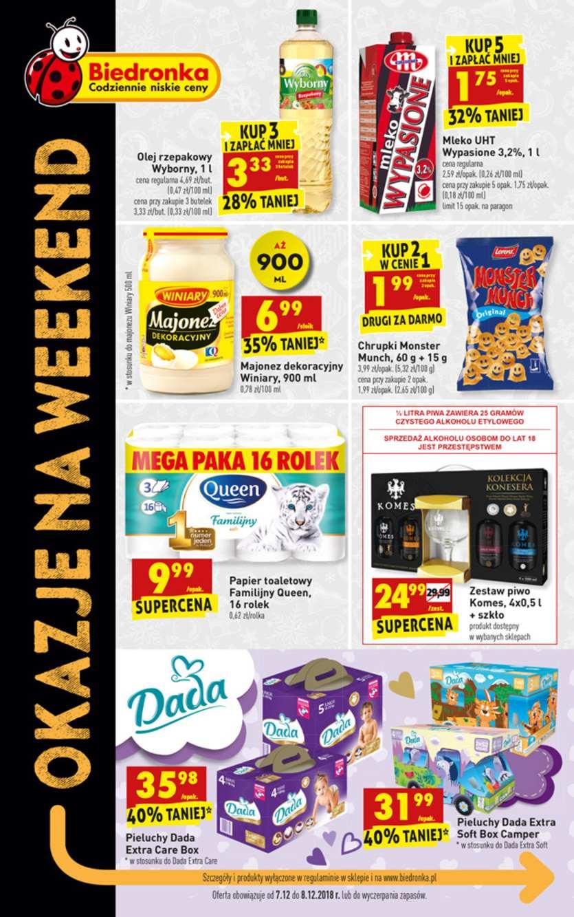 Gazetka promocyjna Biedronka str. 1