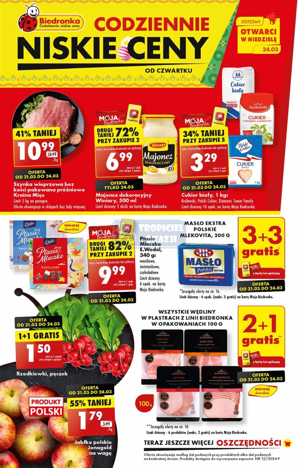 Gazetka promocyjna Biedronka str. 1