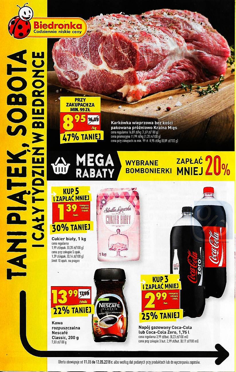 Gazetka promocyjna Biedronka str. 1