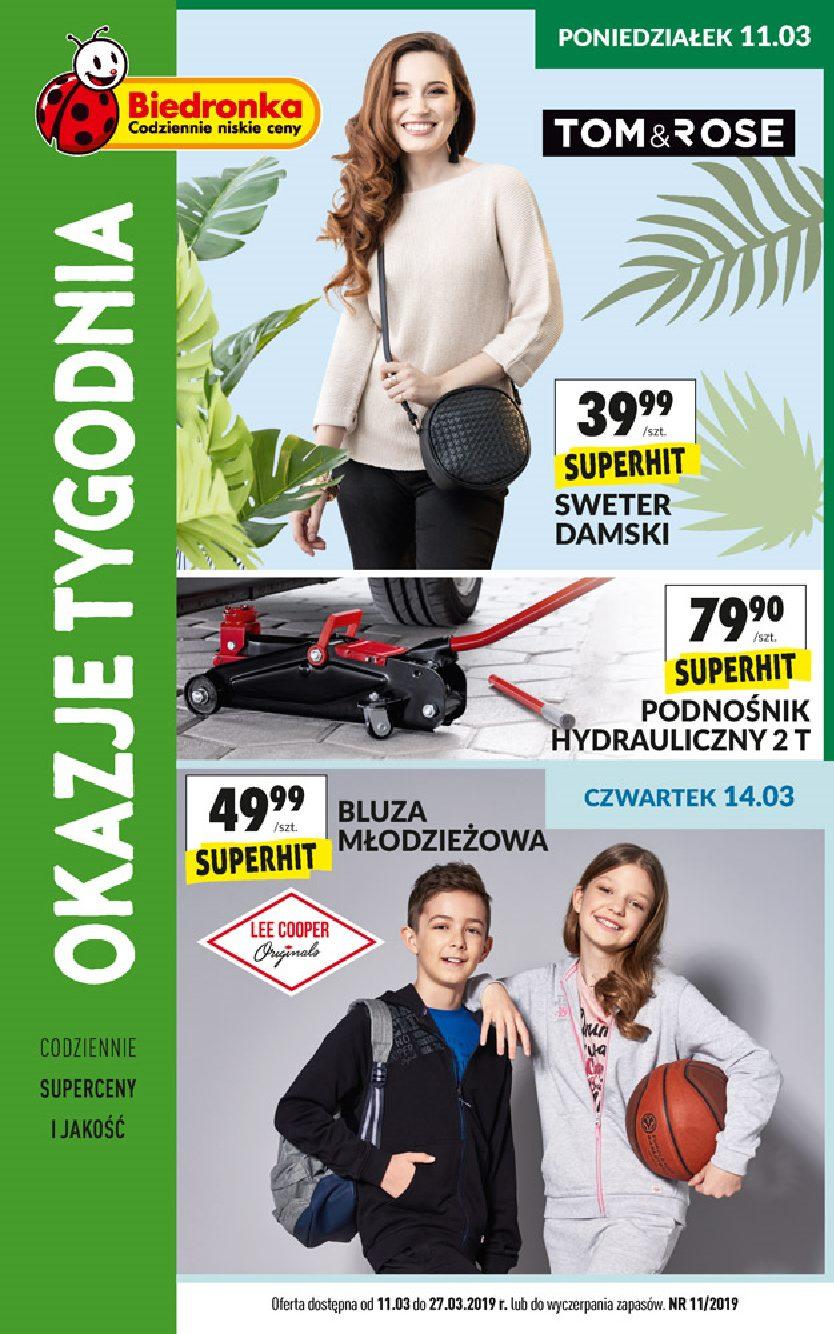 Gazetka promocyjna Biedronka str. 1